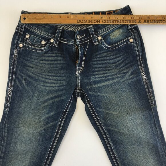 Rock Revival Lucille Skinny Stretch Jeans Womens 28 - Picture 10 of 12